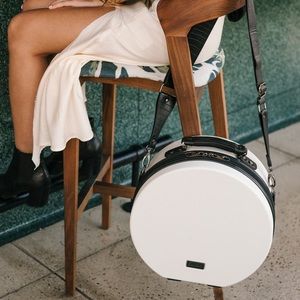 Calpak Baye Hat Case Small-White